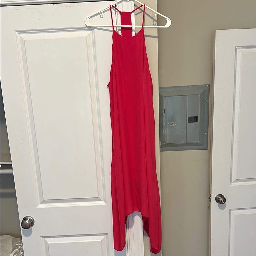 Pink Abbeline Sleeveless High-Low Dress